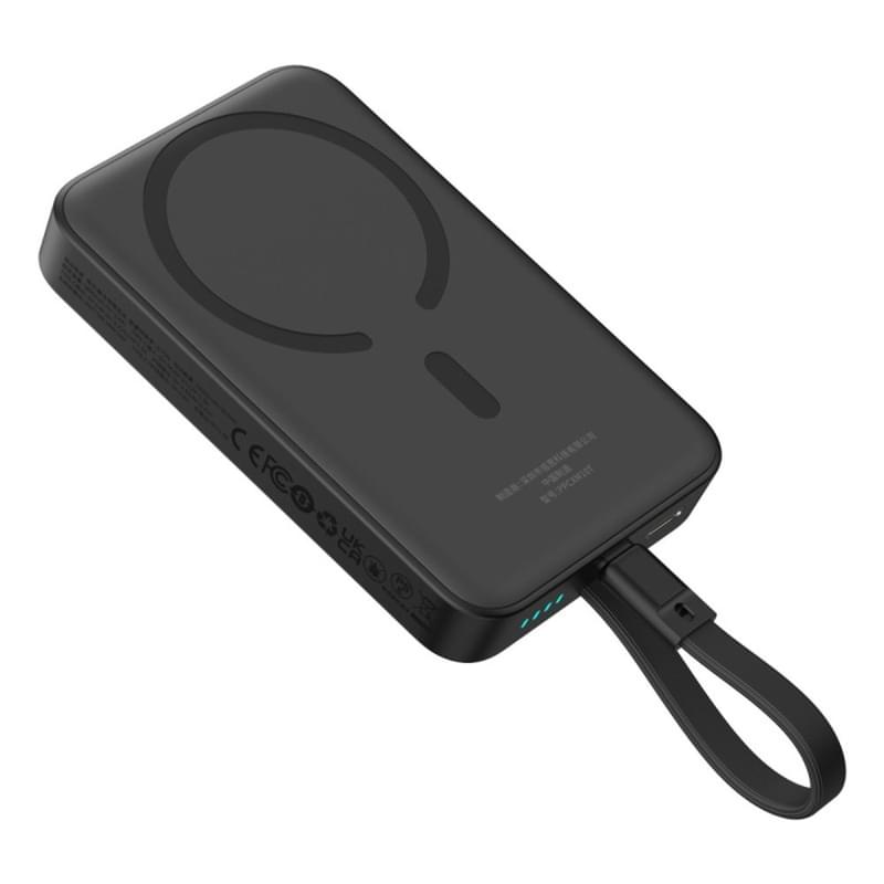 Внешний аккумулятор Baseus, Magnet.Mini USB-C 10000mAh 30W, Black (BAS-P1002210B11300) - фото #3, Technodom.kz