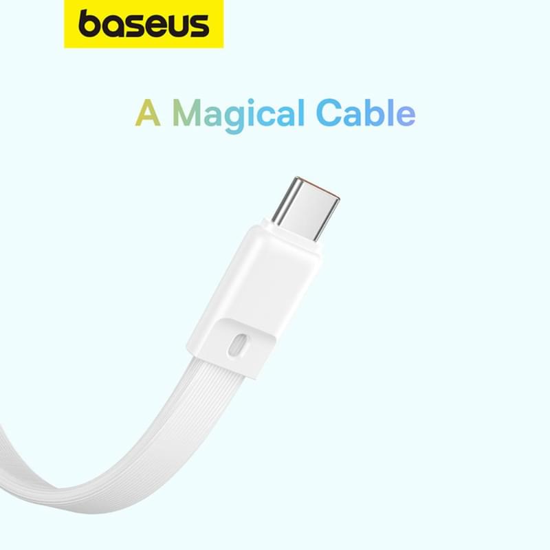 Внешний аккумулятор Baseus, Magnet.Mini USB-C 10000mAh 30W, White (BAS-P1002210B22300) - фото #6, Technodom.kz