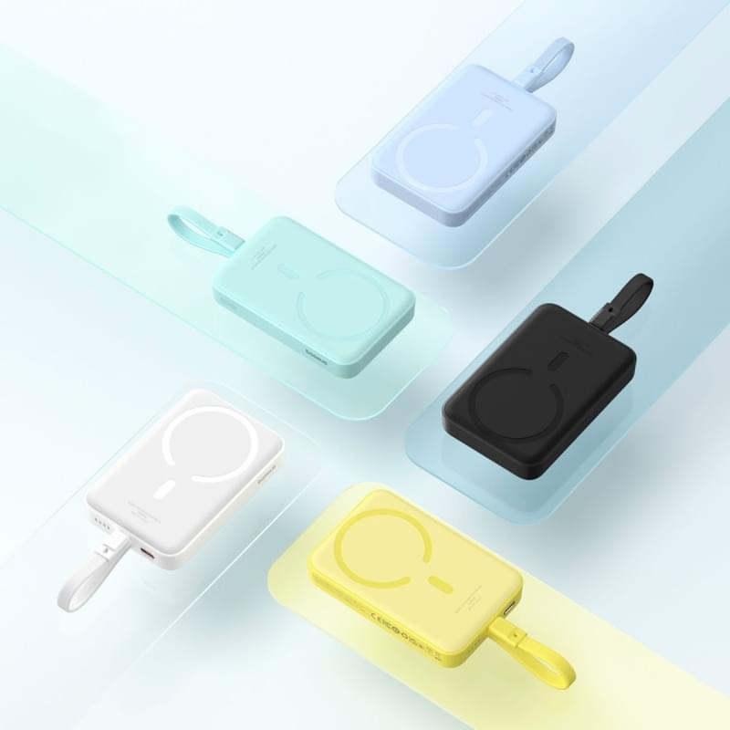Внешний аккумулятор Baseus, Magnet.Mini USB-C 10000mAh 30W, White (BAS-P1002210B22300) - фото #16, Technodom.kz