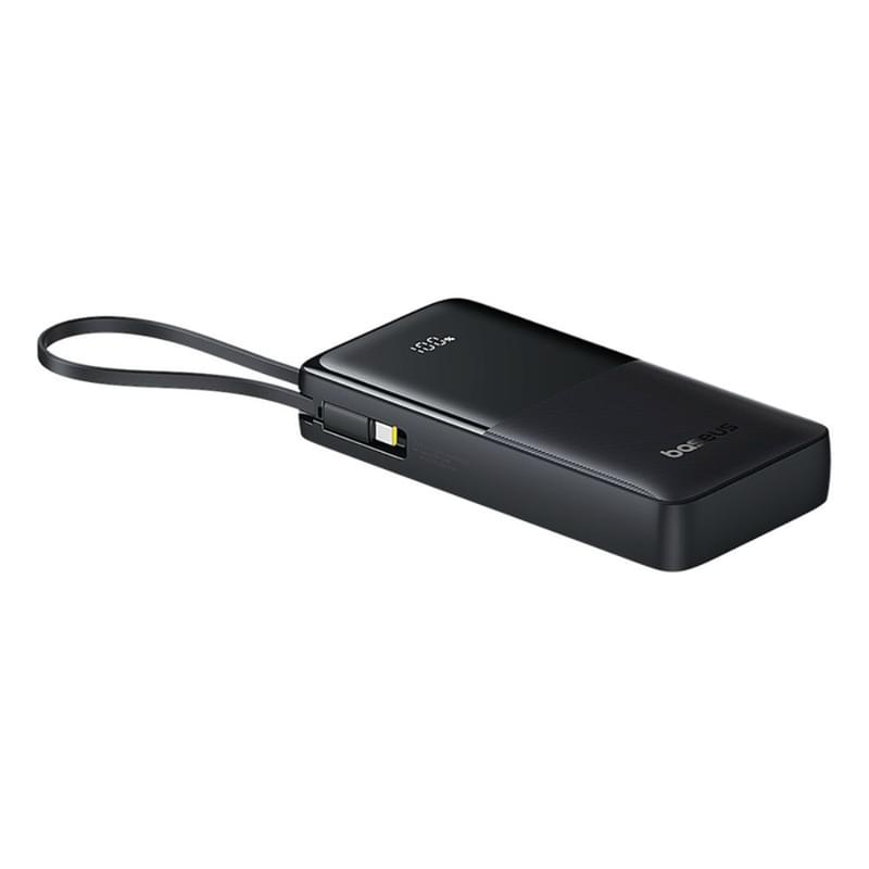 Внешний аккумулятор Baseus, Bipow2 DGT 20000mAh 20W+вст.каб, Black (BAS-P1007710111301) - фото #3, Technodom.kz
