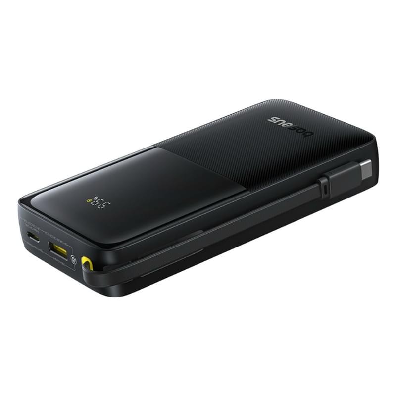 Внешний аккумулятор Baseus, Bipow2 DGT 20000mAh 20W+вст.каб, Black (BAS-P1007710111301) - фото #4, Technodom.kz