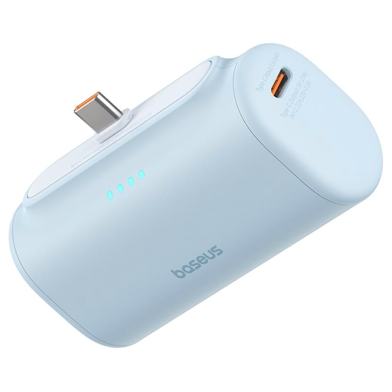 Внешний аккумулятор Baseus, Compact USB-C 5000mAh 20W, Blue (BAS-P1006830631300) - фото #3, Technodom.kz