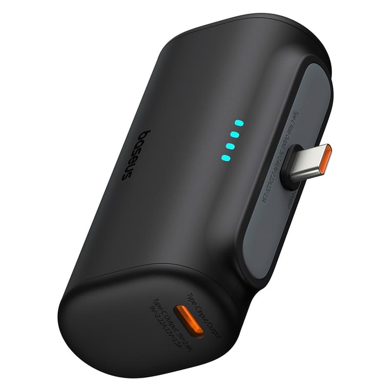 Внешний аккумулятор Baseus, Compact USB-C Edit. 5000mAh 20W, Black (BAS-P1006830611300) - фото #2, Technodom.kz