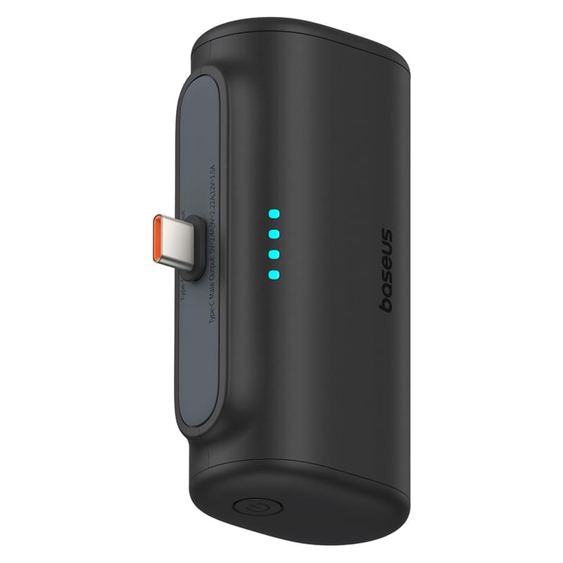 Внешний аккумулятор Baseus, Compact USB-C Edit. 5000mAh 20W, Black (BAS-P1006830611300) - фото #3, Technodom.kz