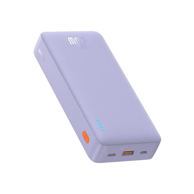 Внешний аккумулятор Baseus, Airpow 20000mAh 20W + каб, Violet (BAS-P1002280451300) - фото #1, Technodom.kz