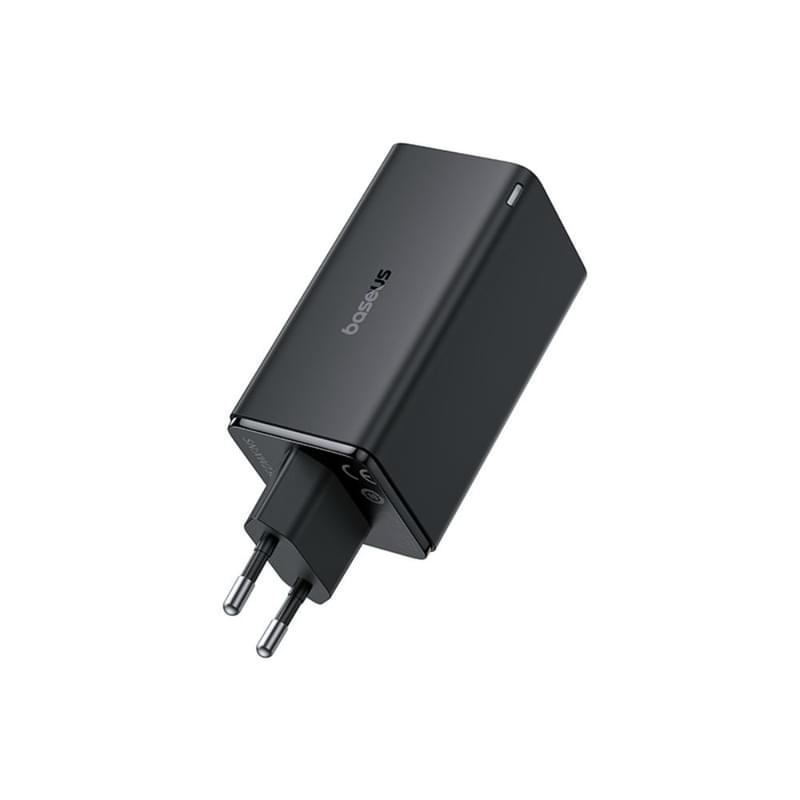 Адаптер питания Baseus, GaN6 USB-C*2+A*2 100W с каб, Black (BAS-P1016270511200) - фото #4, Technodom.kz