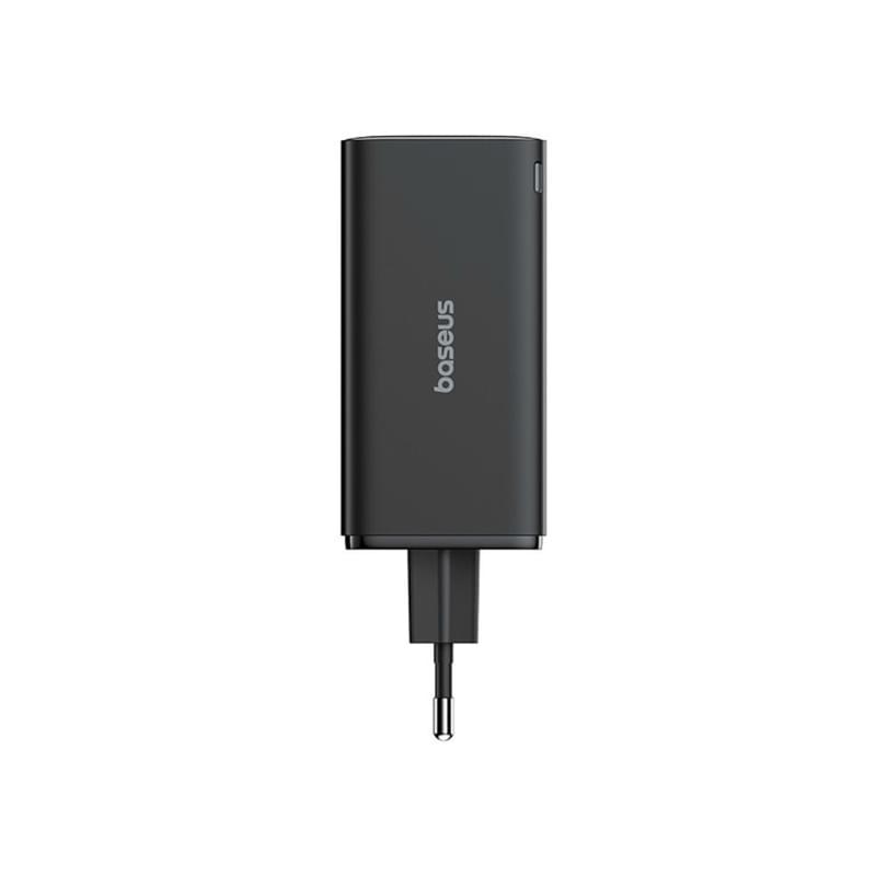 Адаптер питания Baseus, GaN6 USB-C*2+A*2 100W с каб, Black (BAS-P1016270511200) - фото #7, Technodom.kz
