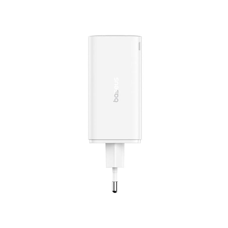 Адаптер питания Baseus, GaN6 USB-C*2+A*2 100W с каб, White (BAS-P1016270521200) - фото #15, Technodom.kz