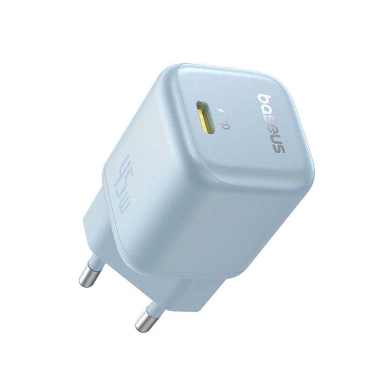 Адаптер питания Baseus, PicoGo GaN USB-C 45W, Blue (BAS-P1017680031300) - фото #0, Technodom.kz