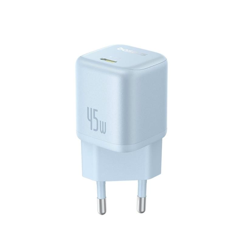 Адаптер питания Baseus, PicoGo GaN USB-C 45W, Blue (BAS-P1017680031300) - фото #4, Technodom.kz