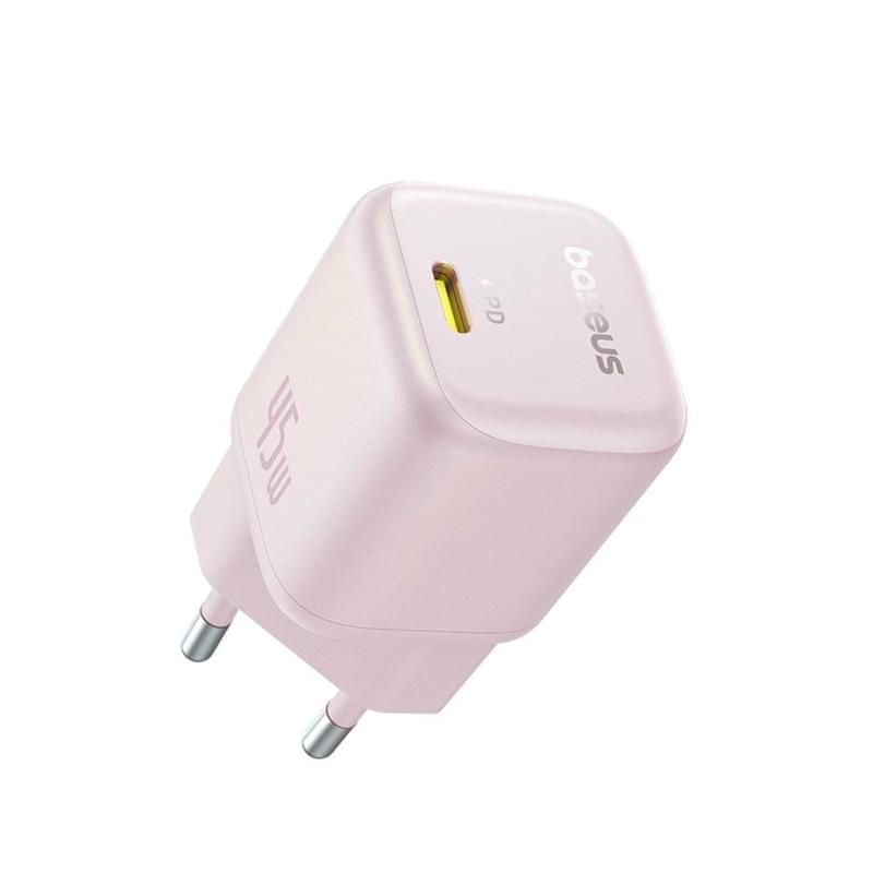 Адаптер питания Baseus, PicoGo GaN USB-C 45W, Pink (BAS-P1017680041300) - фото #0, Technodom.kz