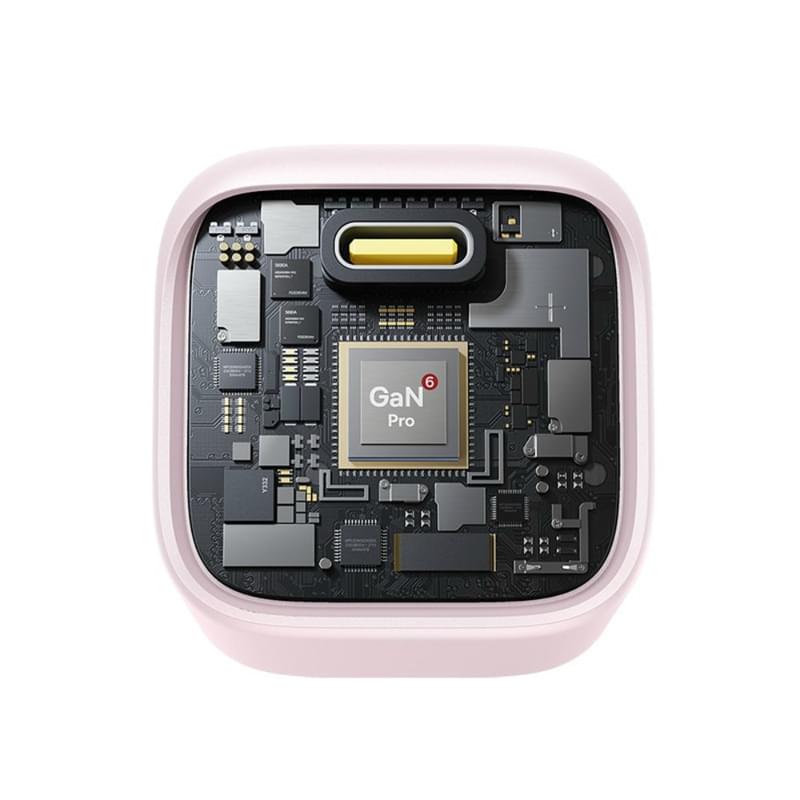 Адаптер питания Baseus, PicoGo GaN USB-C 45W, Pink (BAS-P1017680041300) - фото #5, Technodom.kz