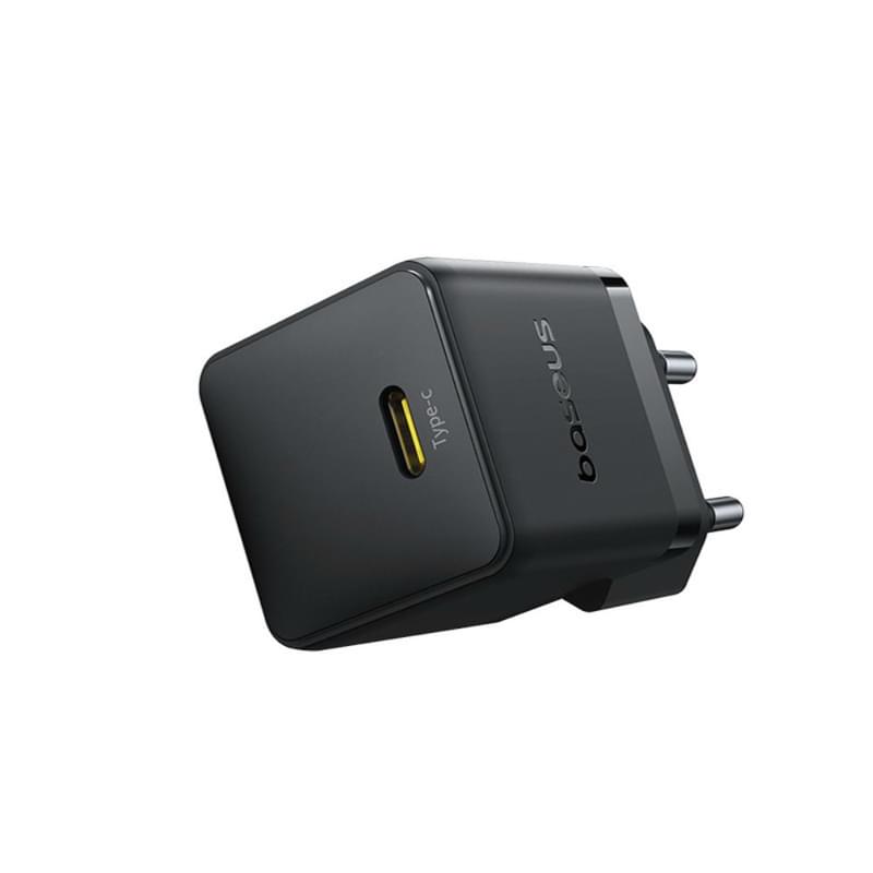Адаптер питания Baseus, Palm USB-C 30W с каб, Black (BAS-P1011160511301) - фото #9, Technodom.kz