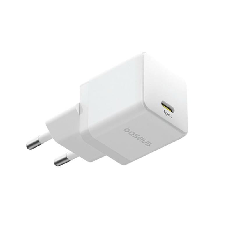 Адаптер питания Baseus, Palm USB-C 30W с каб, White (BAS-P1011160521301) - фото #7, Technodom.kz