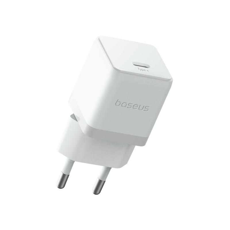 Адаптер питания Baseus, Palm USB-C 30W с каб, White (BAS-P1011160521301) - фото #9, Technodom.kz