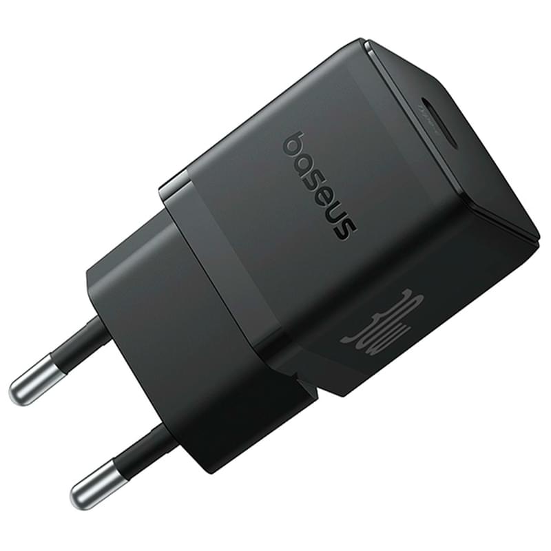 Адаптер питания Baseus, Palm USB-C 30W, Black (BAS-P1011160511300) - фото #0, Technodom.kz