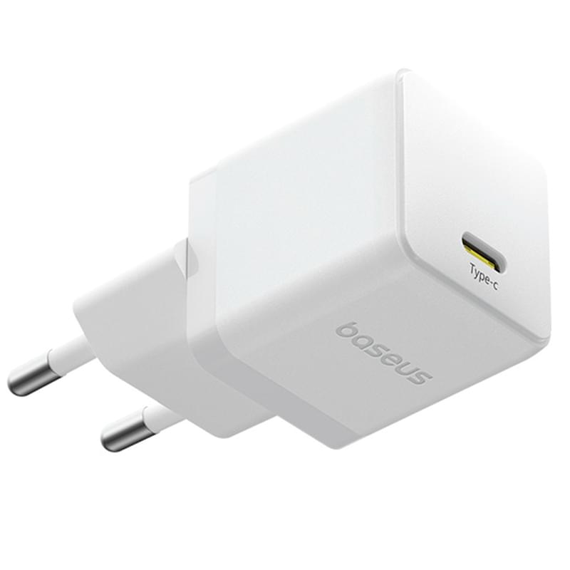 Адаптер питания Baseus, Palm USB-C 30W, White (BAS-P1011160521300) - фото #4, Technodom.kz