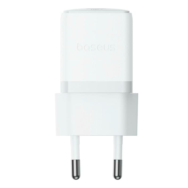 Адаптер питания Baseus, Palm USB-C 20W, White (BAS-P1011160221300) - фото #0, Technodom.kz