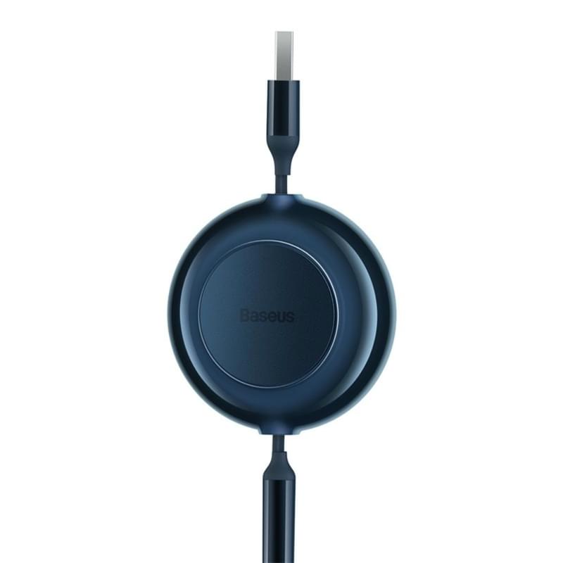 Кабель Baseus, USB-A->C+A+8pinBM 1.1m3.5A, Blue (BAS-CAMJ010003) - фото #5, Technodom.kz