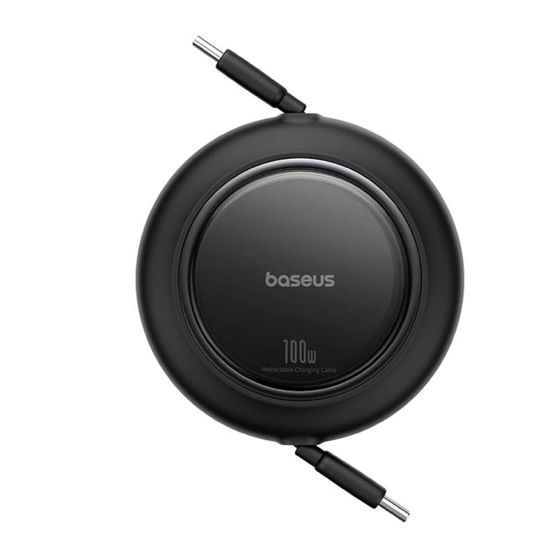 Кабель Baseus, USB-C->C F2P 100W 1.5m, Black (BAS-P1036450011300) - фото #0, Technodom.kz