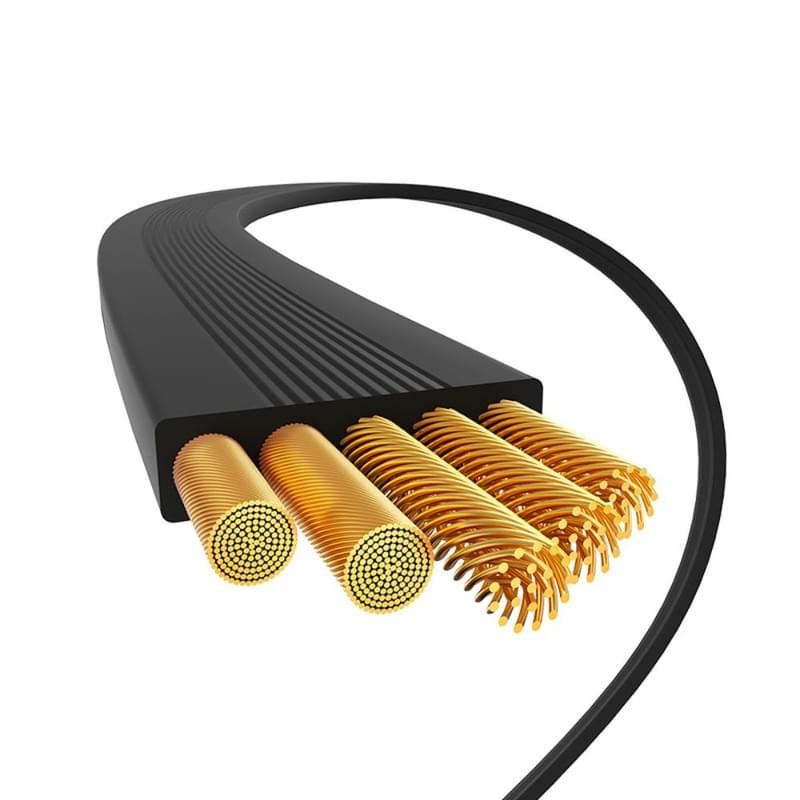 Кабель Baseus, USB-C->C F2P 100W 1.5m, Black (BAS-P1036450011300) - фото #5, Technodom.kz