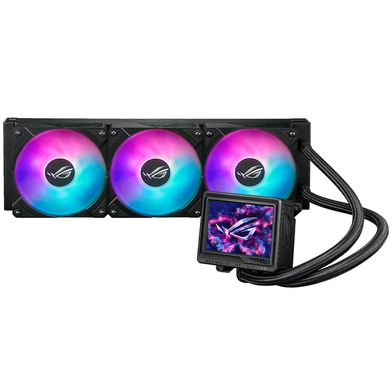 Система жидкостного охлаждения для CPU ASUS ROG Ryujin III 360 Extreme BOX ARGB Black - фото #4, Technodom.kz