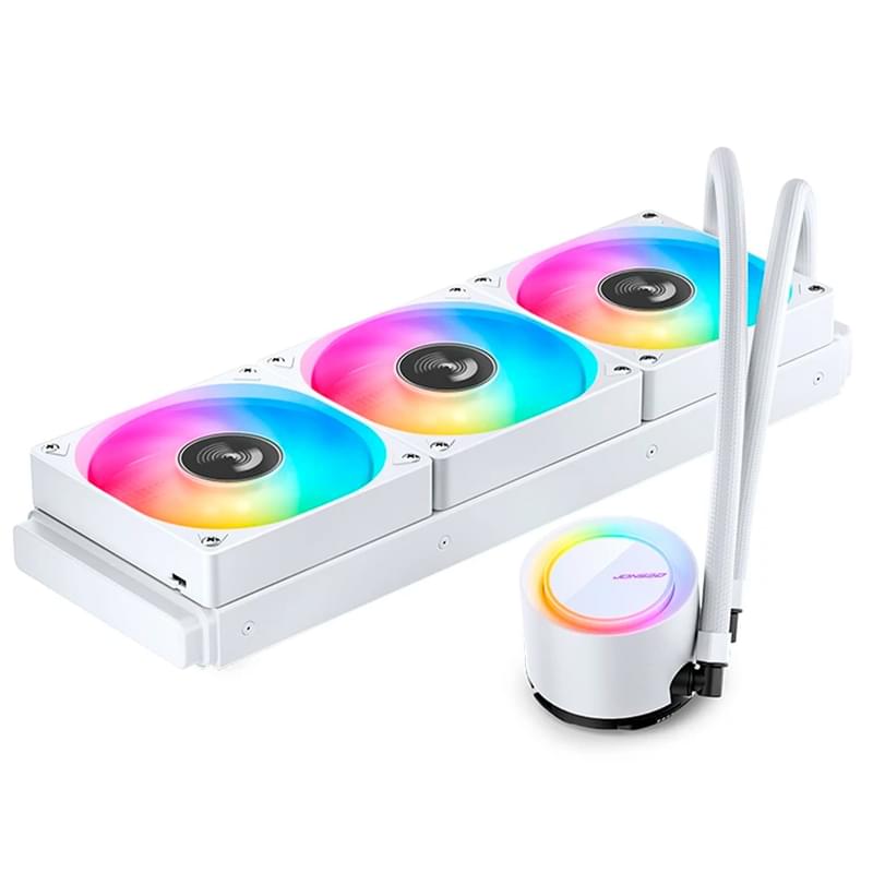 Система жидкостного охлаждения для CPU Jonsbo TG-360 ARGB White [TG-360] - фото #0, Technodom.kz