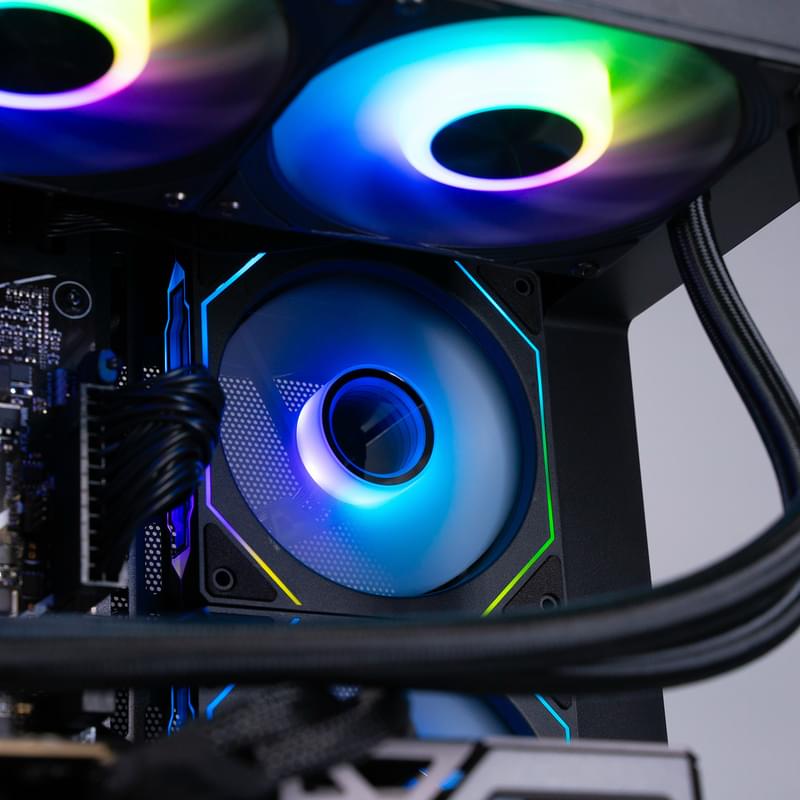 Игровой компьютер TechnoGaming 247(Ci5-13400F/RTX5070 12GB/D5 32GB/SSD 1TB/B650M-A WIFI/СЖО/FSP M580 BK - фото #11, Technodom.kz