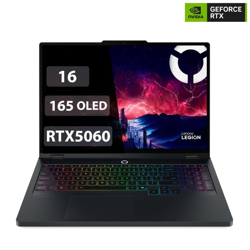 Игровой ноутбук Lenovo Legion Pro 5 16ADR10 / Ryzen 7 8745HX / 16ГБ / 1SSD / RTX5060 8ГБ / 16 / D / (83LT0005RK) - фото #0, Technodom.kz