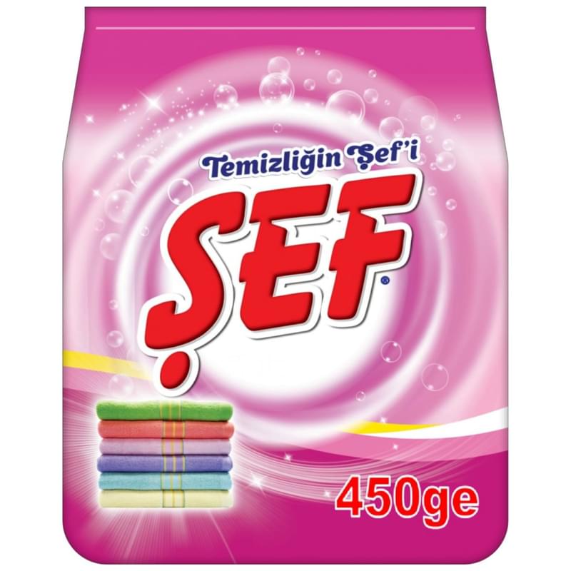 Стиральный порошок Sef Автомат Цветной 450 г (8690058999337) - фото #0, Technodom.kz
