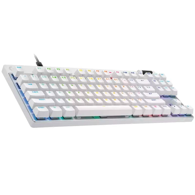 Игровая клавиатура  LOGITECH G PRO X TKL RAPID Gaming Keyboard - WHITE - фото #2, Technodom.kz