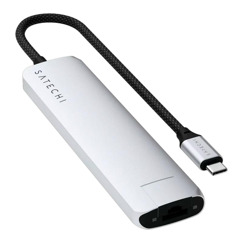 Мульти-портты адаптер Satechi Slim 7, сұр - фото #1, Technodom.kz