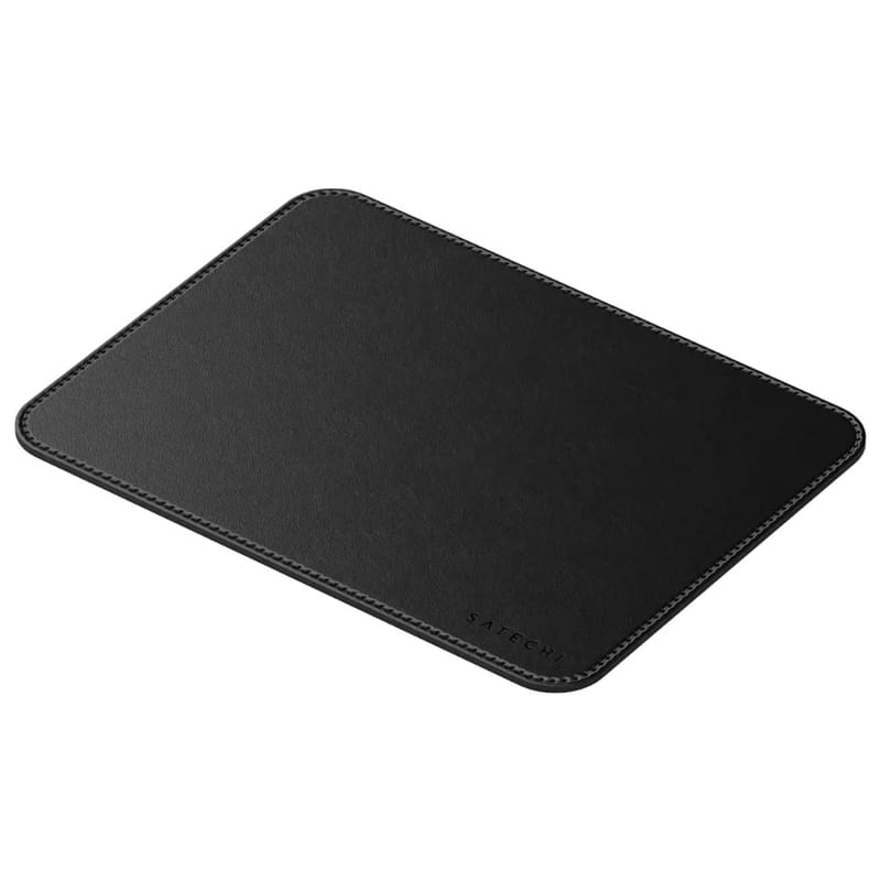 Коврик для мыши Satechi Vegan-Leather Premium Mouse Pad, черный - фото #1, Technodom.kz