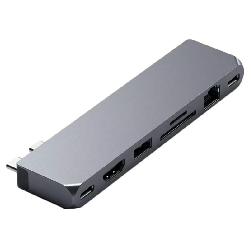 Мультипортовый адаптер Satechi Pro Hub Max, Space Gray - фото #1, Technodom.kz