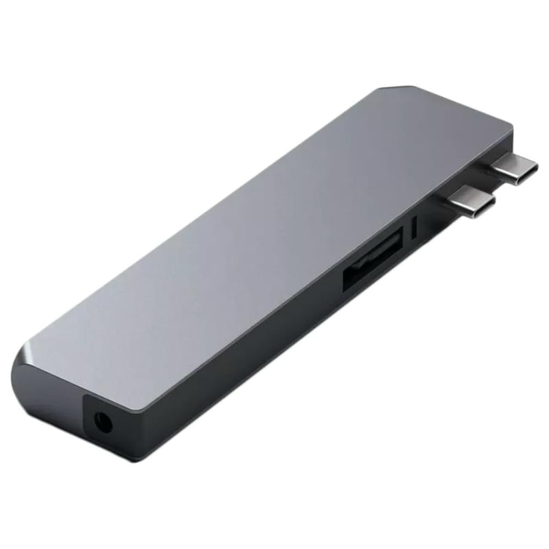 Мультипортовый адаптер Satechi Pro Hub Max, Space Gray - фото #2, Technodom.kz