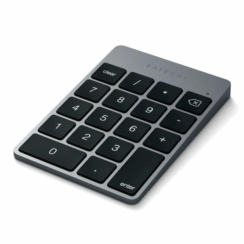Клавиатура Satechi Aluminum Slim Rechargeable Bluetooth, Space Gray - фото #5, Technodom.kz