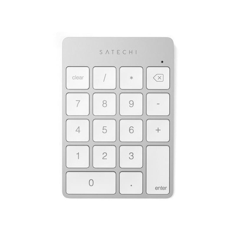 Клавиатура Satechi Aluminum Slim Rechargeable Bluetooth, Silver - фото #0, Technodom.kz