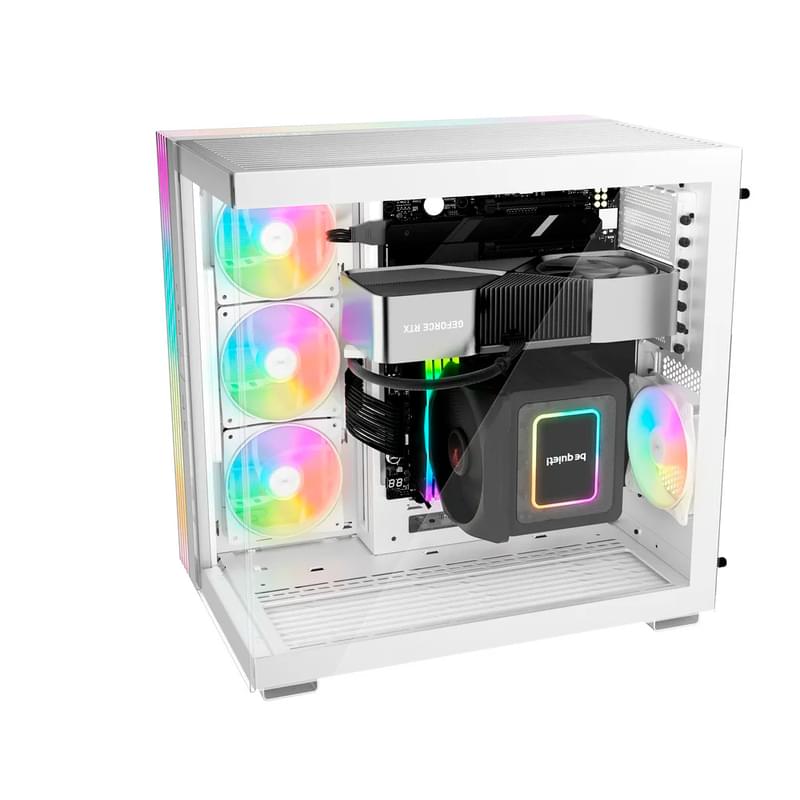 Кейс Bequiet Light Base 600 LX Mid Tower,  window, White ATX [BGW68] - фото #1, Technodom.kz