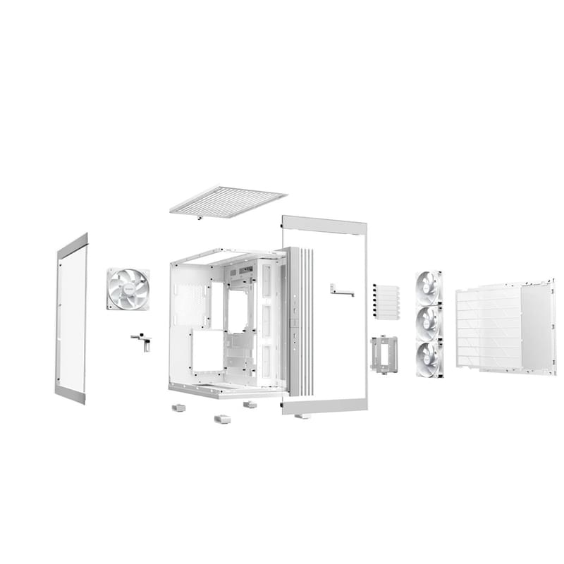 Кейс Bequiet Light Base 600 LX Mid Tower,  window, White ATX [BGW68] - фото #4, Technodom.kz