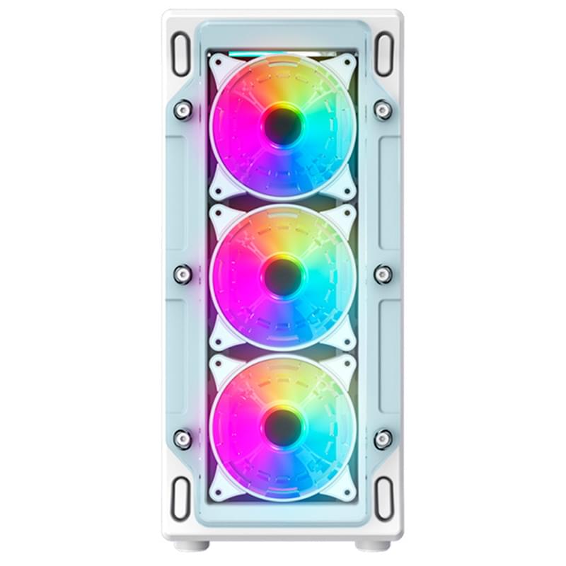 Кейс Gamemax Starlight 2 AW Mid Tower, window, White ATX [12380500002] - фото #2, Technodom.kz