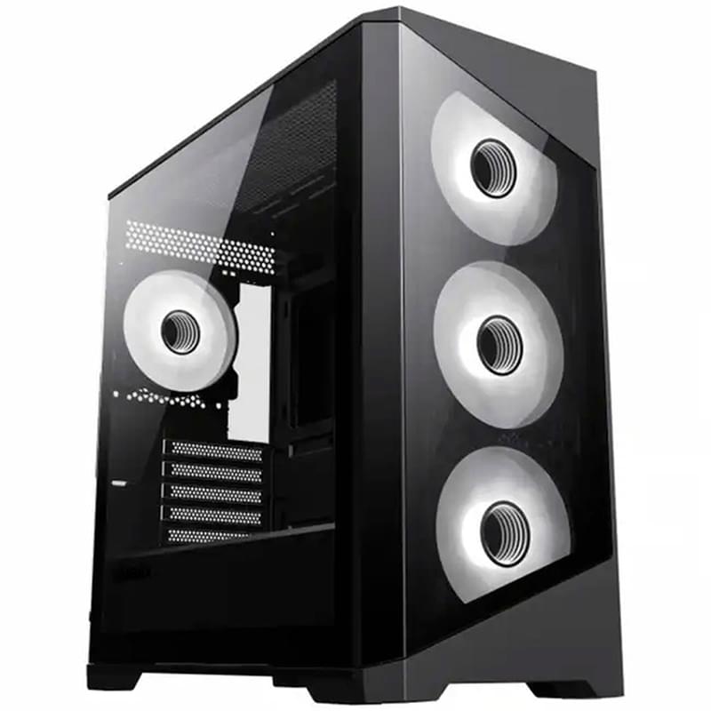 Кейс Gamemax Destroyer TGB 6671BK Mid Tower, window, Black mATX [14100901680] - фото #0, Technodom.kz
