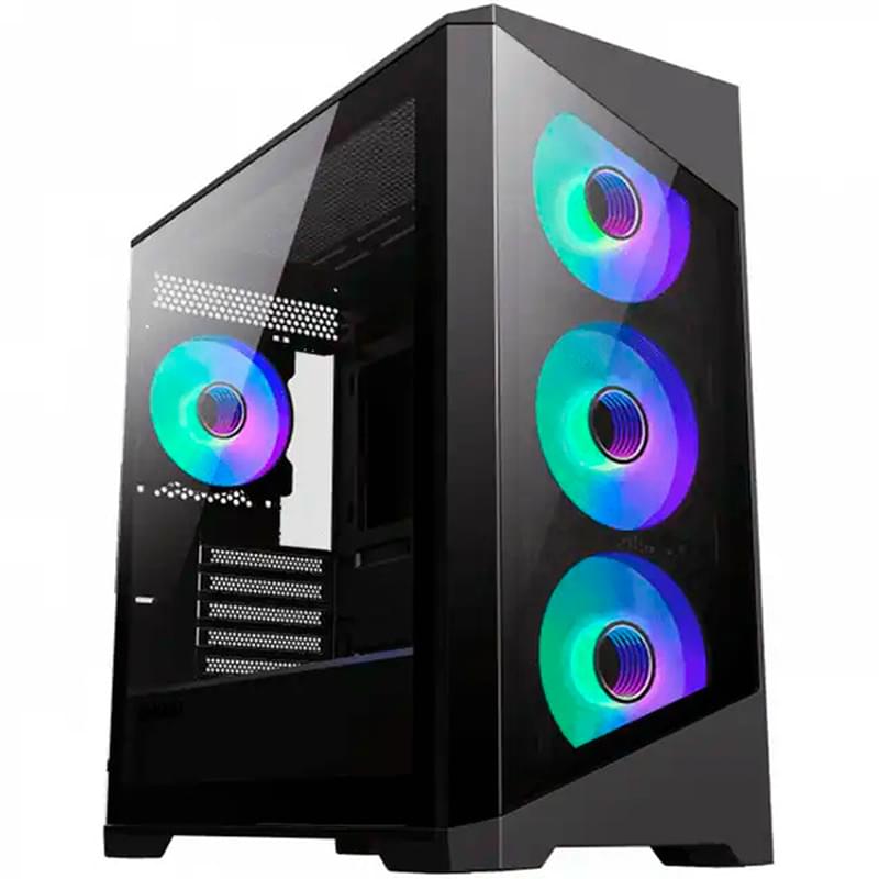 Кейс Gamemax Destroyer TGB 6671BK Mid Tower, window, Black mATX [14100901680] - фото #2, Technodom.kz
