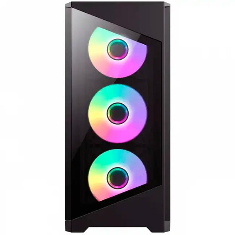 Кейс Gamemax Destroyer TGB 6671BK Mid Tower, window, Black mATX [14100901680] - фото #3, Technodom.kz