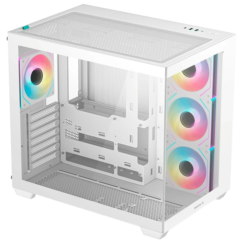 Кейс Deepcool CG530 4F WH Mid Tower, window, White ATX [R-CG530-WHADA4-G-1] - фото #1, Technodom.kz