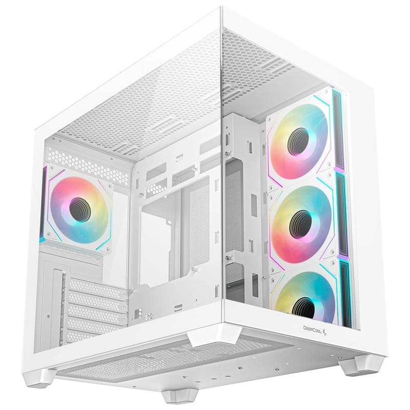 Кейс Deepcool CG530 4F WH Mid Tower, window, White ATX [R-CG530-WHADA4-G-1] - фото #2, Technodom.kz