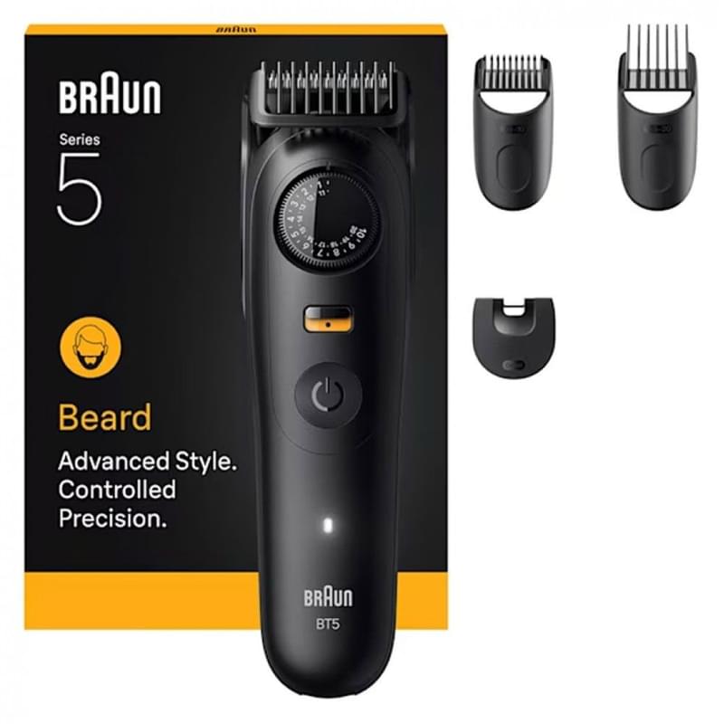 Триммер Braun BT-5520 BLKMAT - фото #1, Technodom.kz