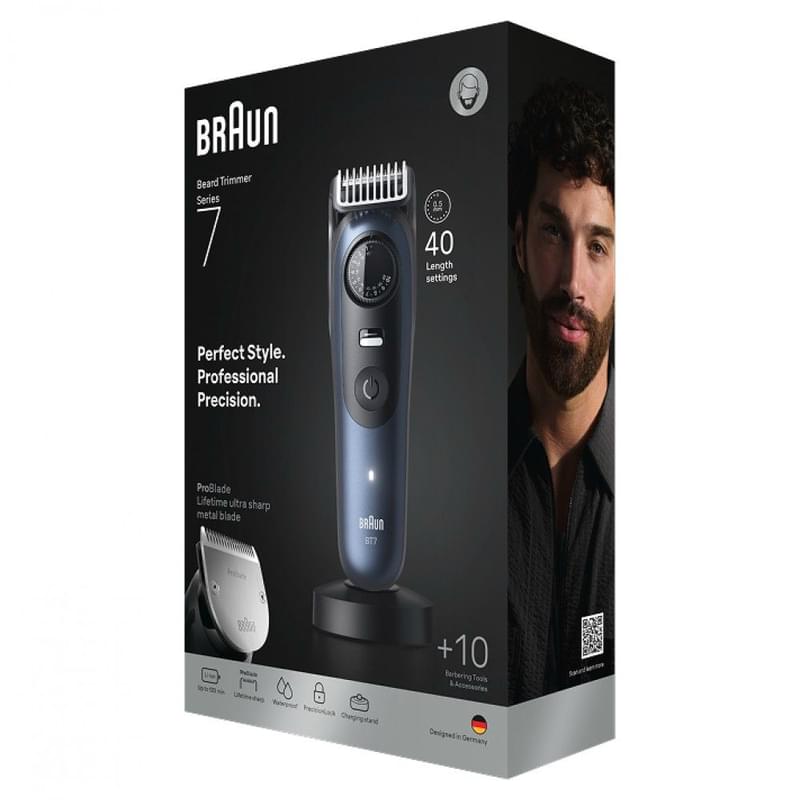 Триммер Braun BT-7540 BlkDpBlu - фото #6, Technodom.kz