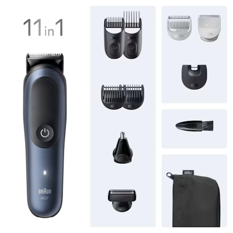 Триммер Braun AIO-7540 BlkDpBlu - фото #1, Technodom.kz