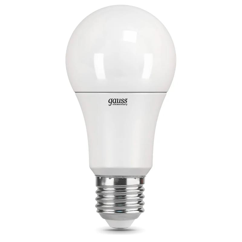 Светодиодная лампа Gauss Elementary A60 20W 1520lm 3000K E27 LED теплый - фото #1, Technodom.kz