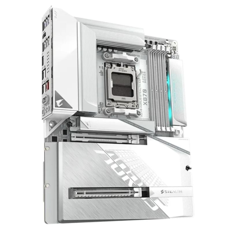 Материнская плата Gigabyte X870 A STEALTH ICE X870 AM5 4DDR5 2xPCI-Ex16 (HDMI) ATX - фото #2, Technodom.kz